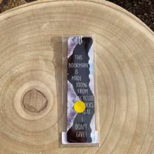 100% Recycled Fucks Bookmark P/Made