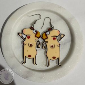2 Naked Ladies Earrings