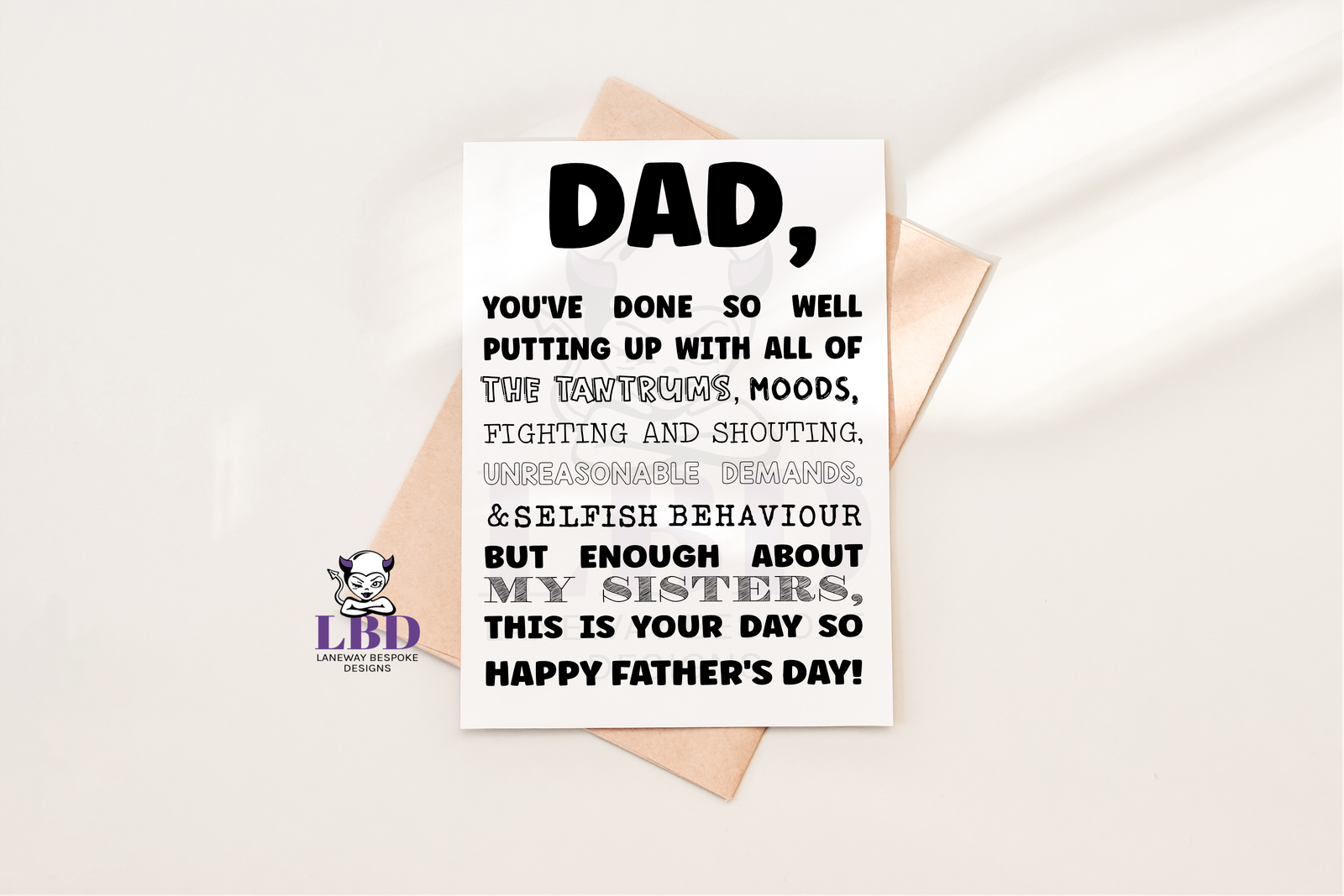 Dad Siblings FD Card