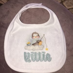 Billie Penguin Bib P/M