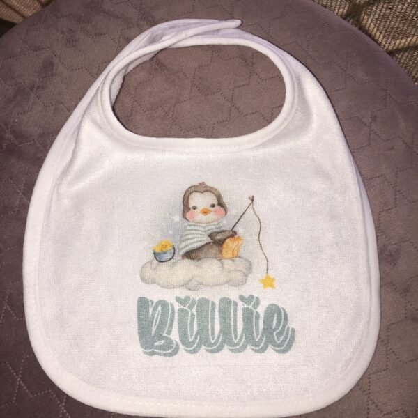 Billie Penguin Bib P/M