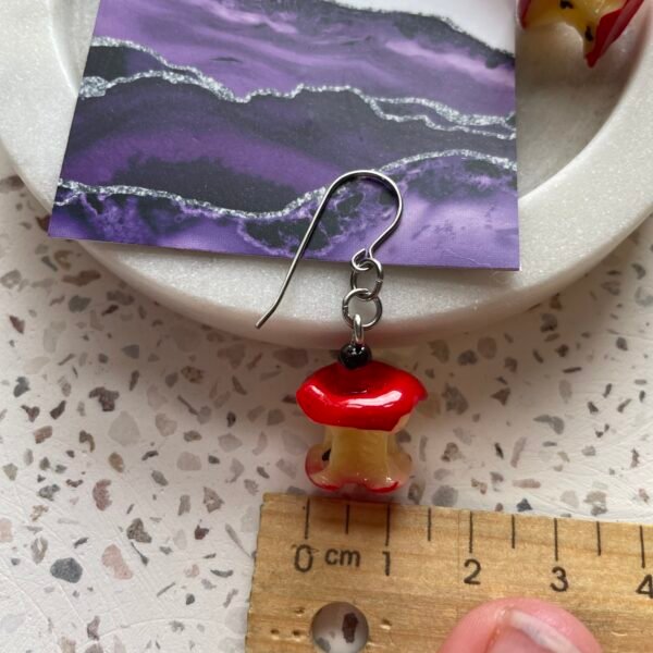 Apple Core Dangle Earrings - Image 4