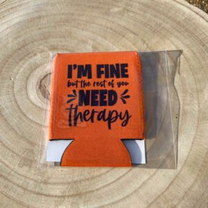 I'm Fine Orange Stubby P/M