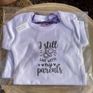 Living with Parents Onesie Pre Made