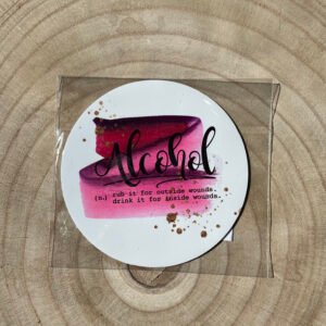 Alcohol Round Magnet P/M