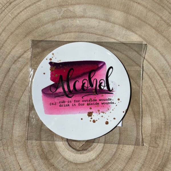 Alcohol Round Magnet P/M