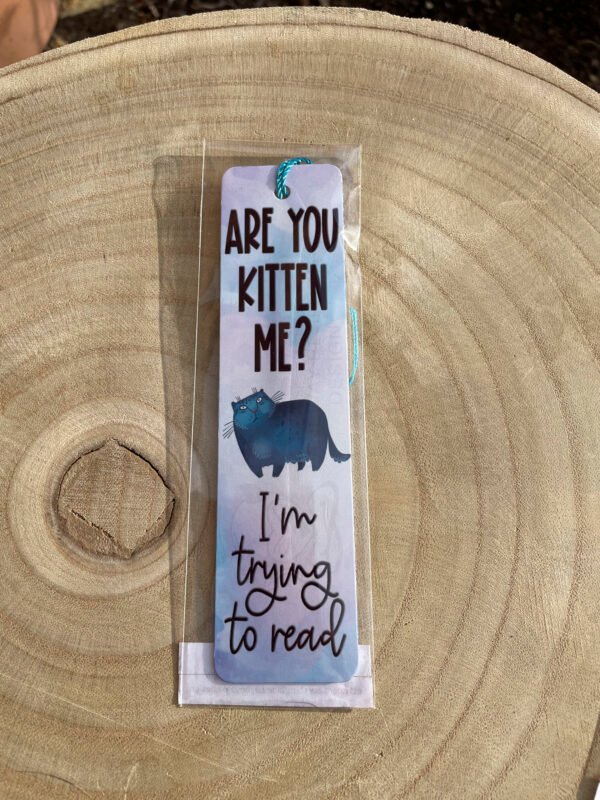 Kitten Me? Blue Bookmark P/M