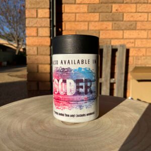 Sober Pink/Purple Can Cooler P/M