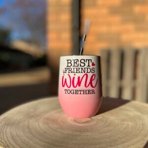 Best Friends Wine Pink Stemless P/M