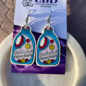 Blue Bullshit Earrings