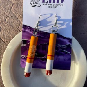 Cigarette Earrings