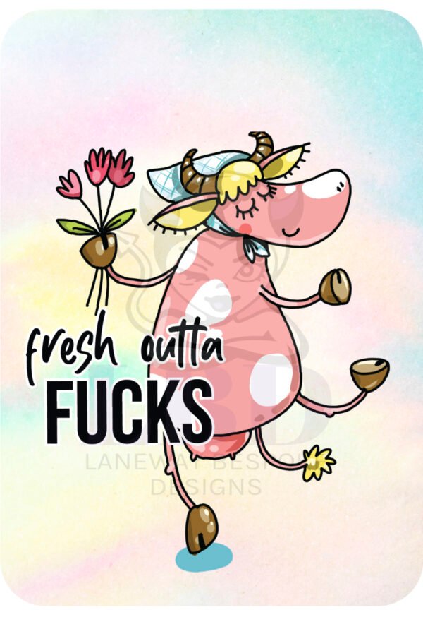 Fresh Outta Fucks Air Freshener - Image 2