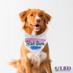 Total Diva Sml Pet Bandana P/M